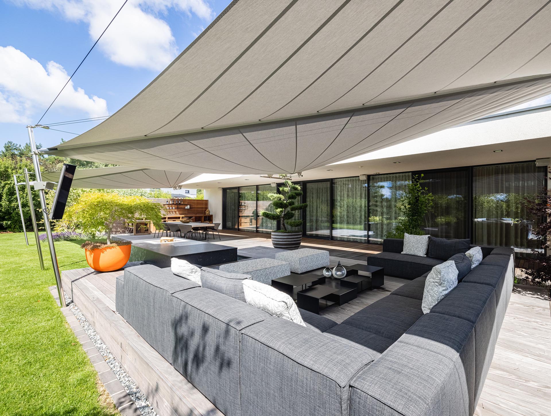 Detailaufnahme der Kompensator-Technik – Stabilität und Flexibilität vereint.