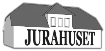 Jurahuset company logo in grayscale