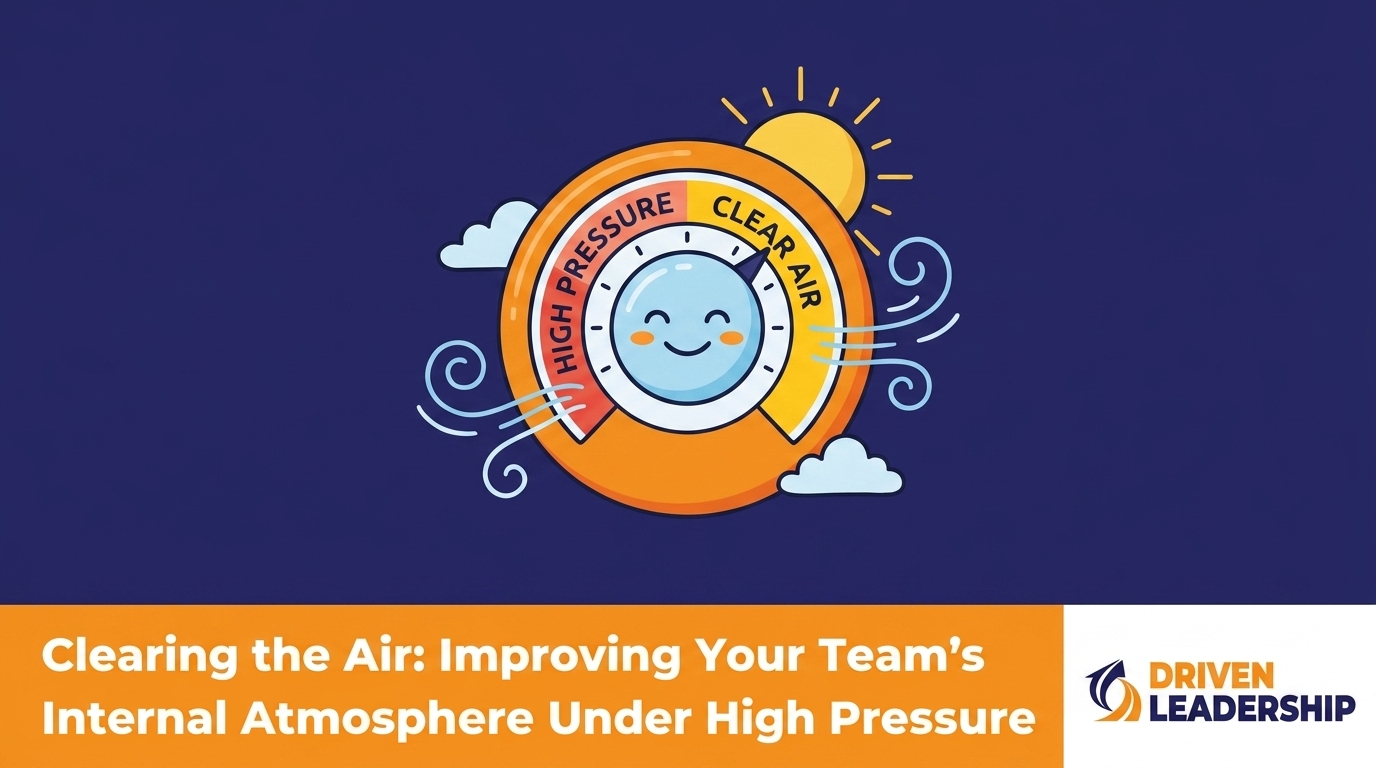 Improving Your Team's Internal Atmosphere Under High Pressure