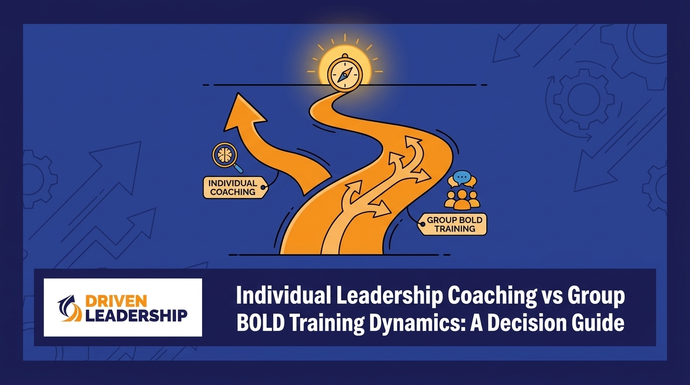 Individual Leadership Coaching vs Group BOLD Training Dynamics
