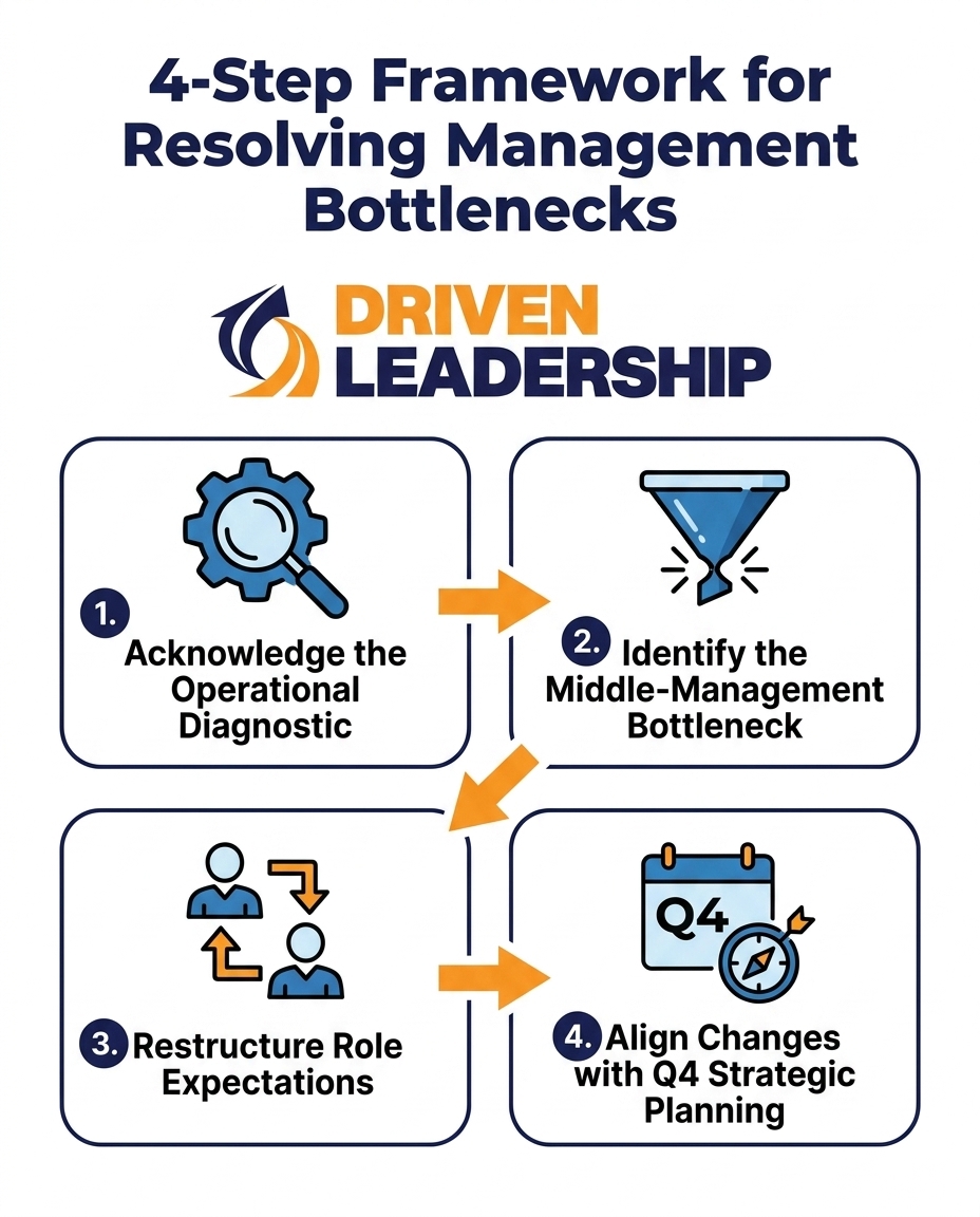 4-Step Framework for Resolving Management Bottlenecks