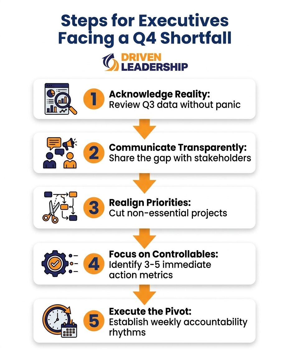 Steps for Executives Facing a Q4 Shortfall