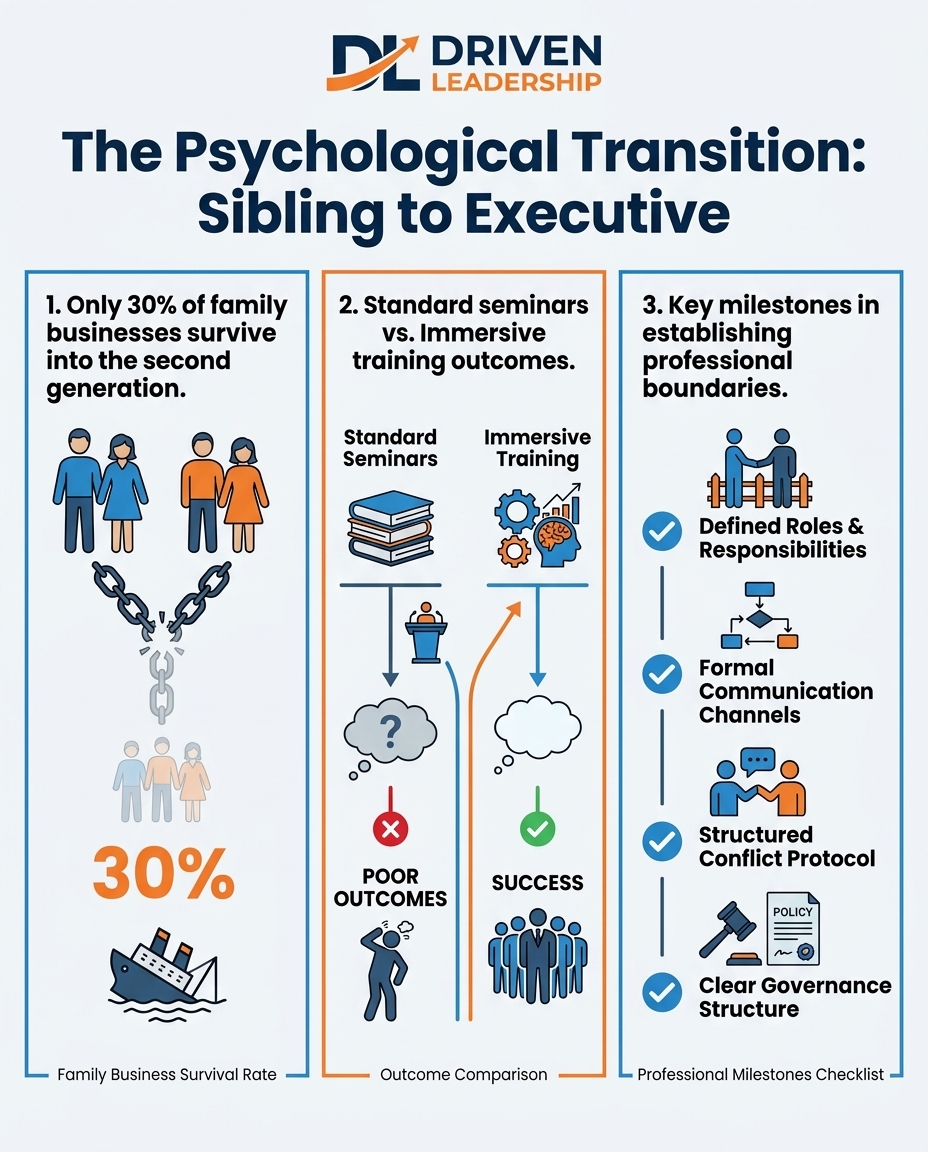 The Psychological Transition: Sibling to Executive