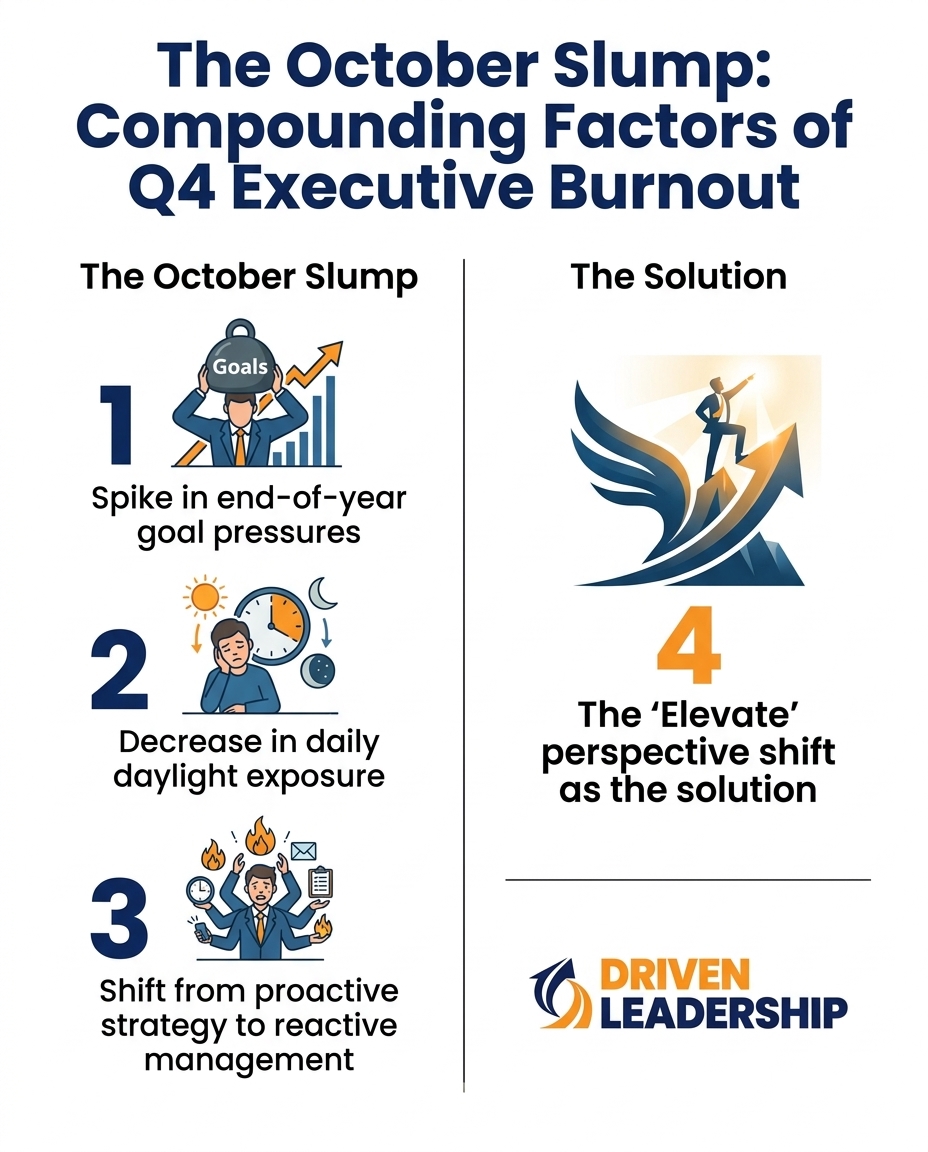 The October Slump: Compounding Factors of Q4 Executive Burnout