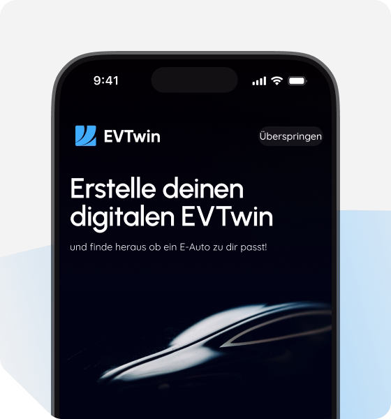 Lade die App, richte dein Profil ein - fertig. In wenigen Minuten hast du deinen digitalen Zwilling, der deine Fahrgewohnheiten lernt.