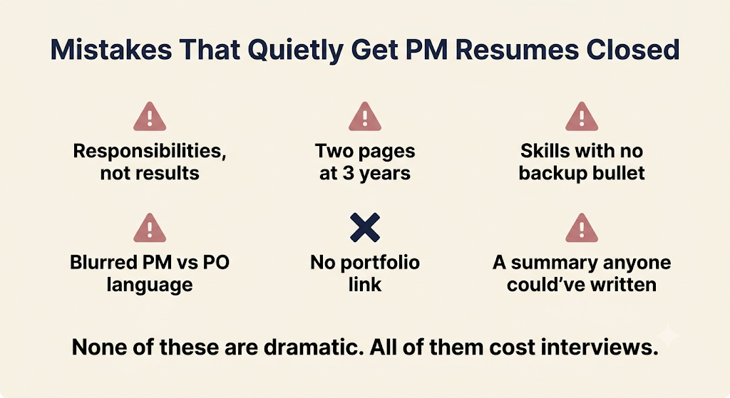 One page or two? Under 8 to 10 years of experience: one page, always. 8 to 10+ years or Director and above: two pages are defensible.