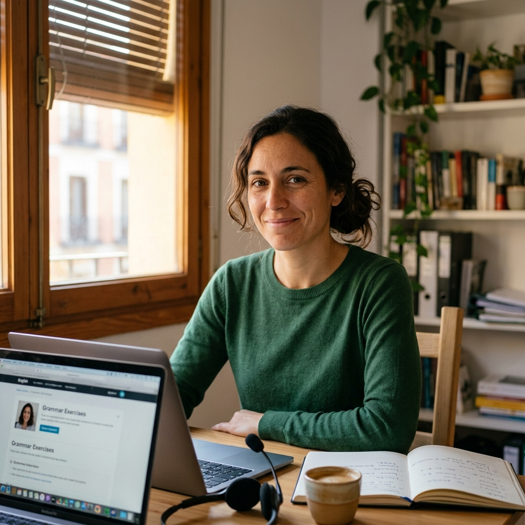 Marta, alumna de BBC Follow Me en Madrid
