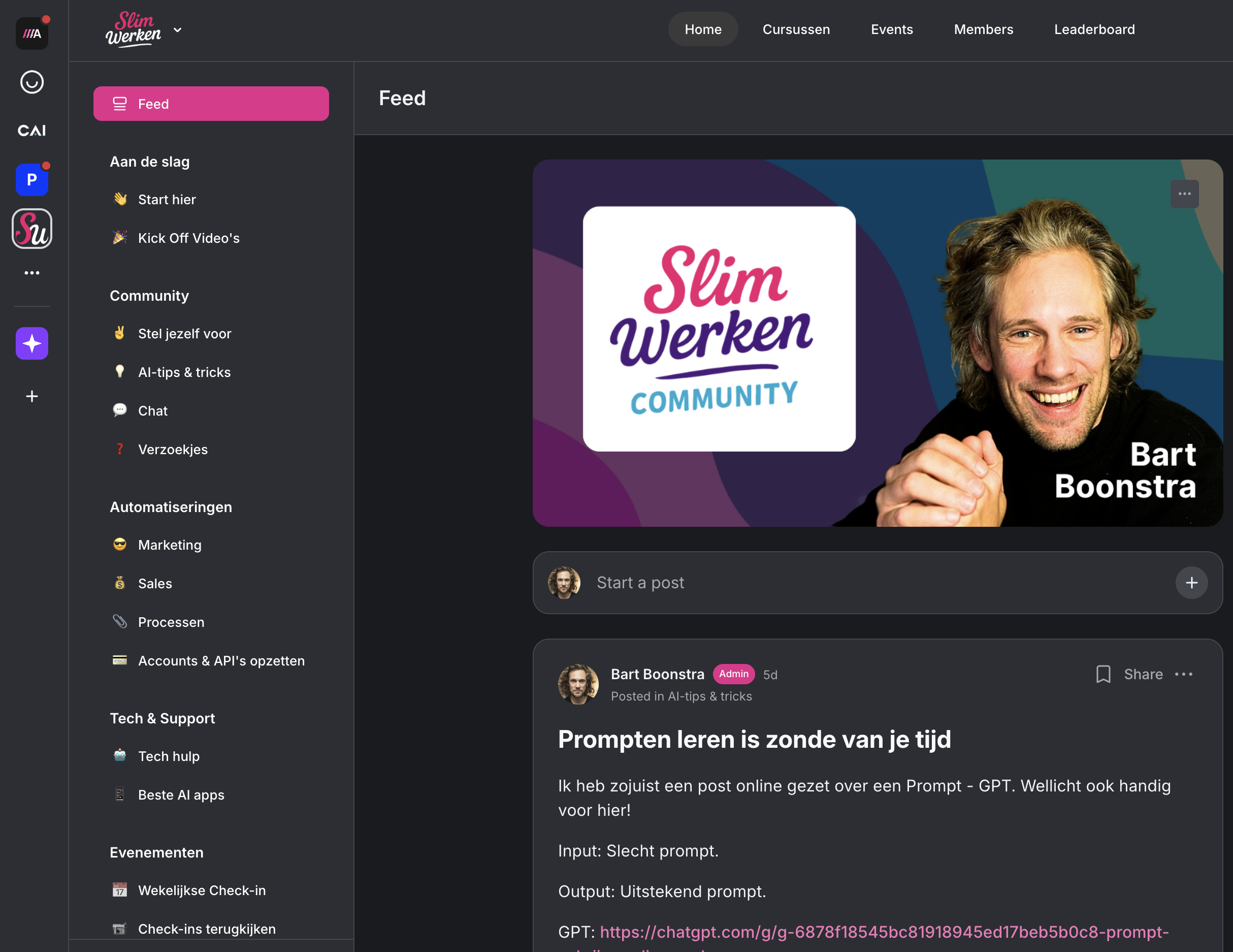 🚀  Slim Werken Community