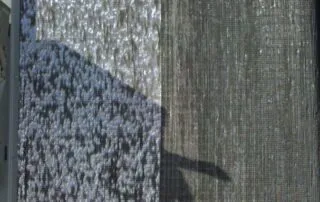 Professionally repaired HVAC coil fins after service showing restored optimal airflow