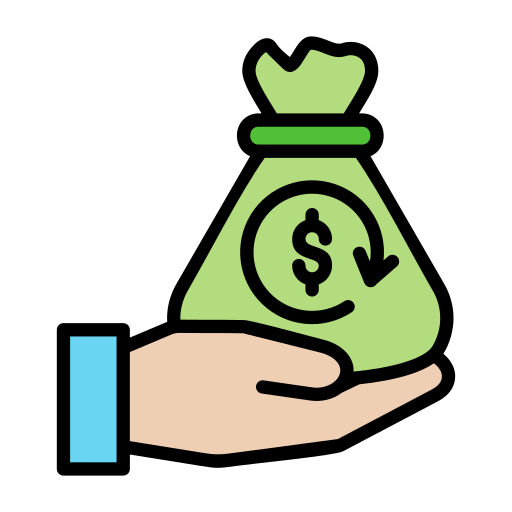 Cost savings icon representing reduced expenses