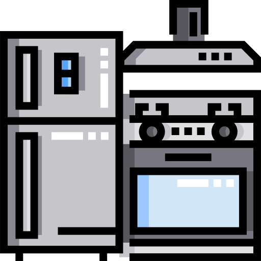 Equipment protection icon representing extended kitchen equipment life
