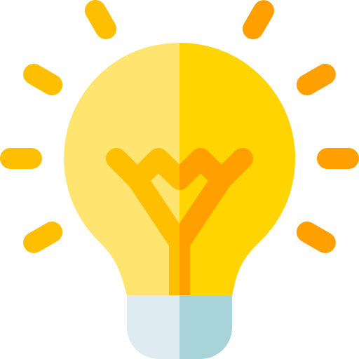 Innovation lightbulb icon representing G & B Environmental's cutting-edge HVAC solutions