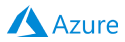 Microsoft Azure logo with a blue stylized A and text.