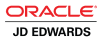 Oracle JD Edwards logo with Oracle in red and JD Edwards in gray below it.