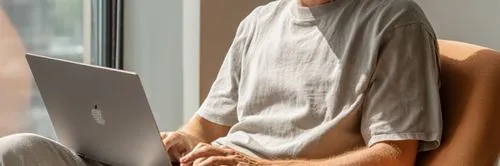 man with laptop