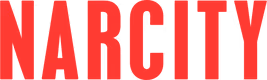 NARCITY logo in bold red uppercase letters.
