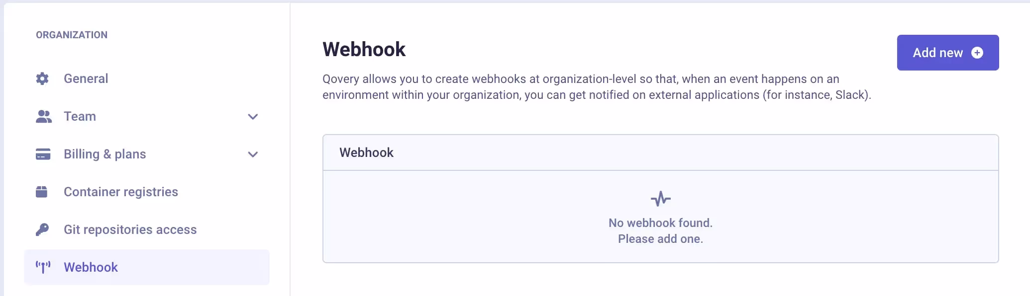 Webhooks on the V3 console