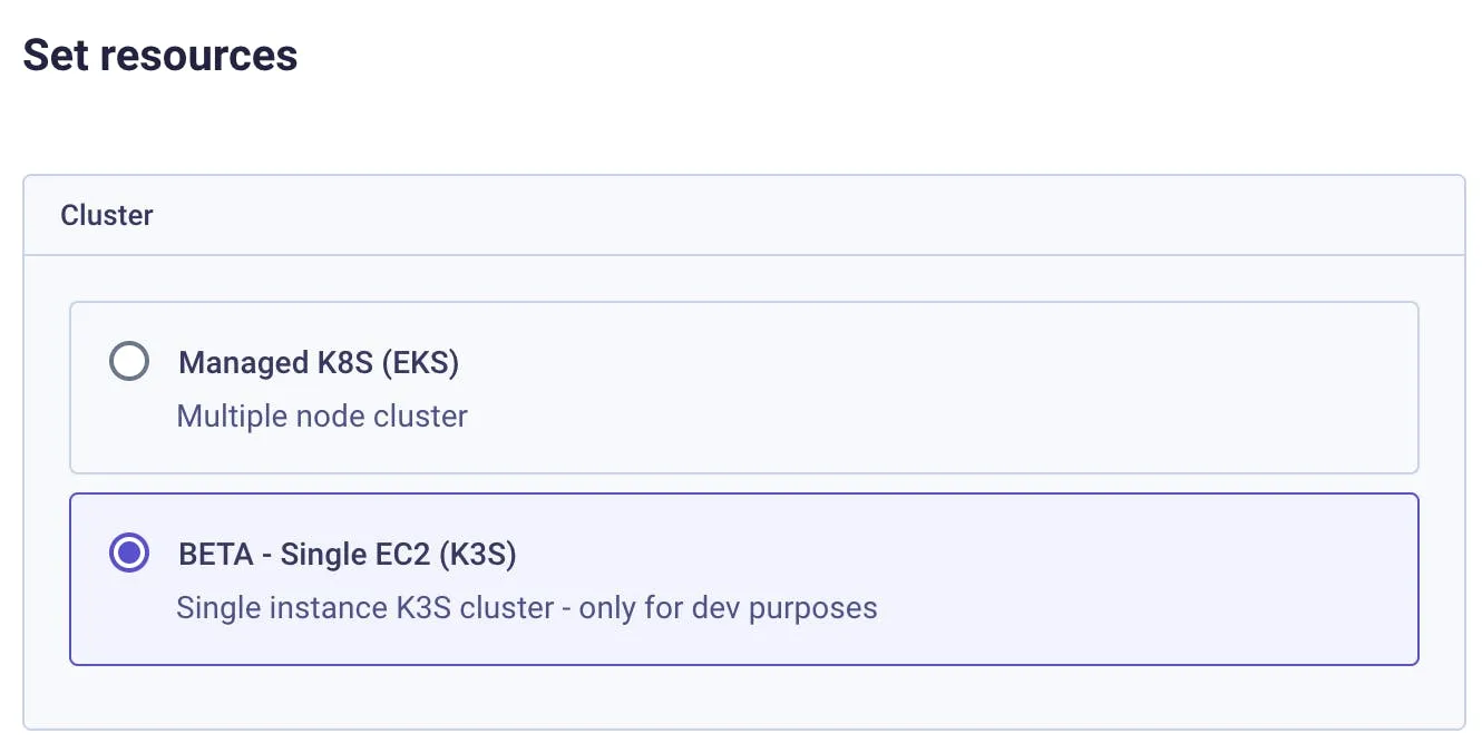 Cluster Creation