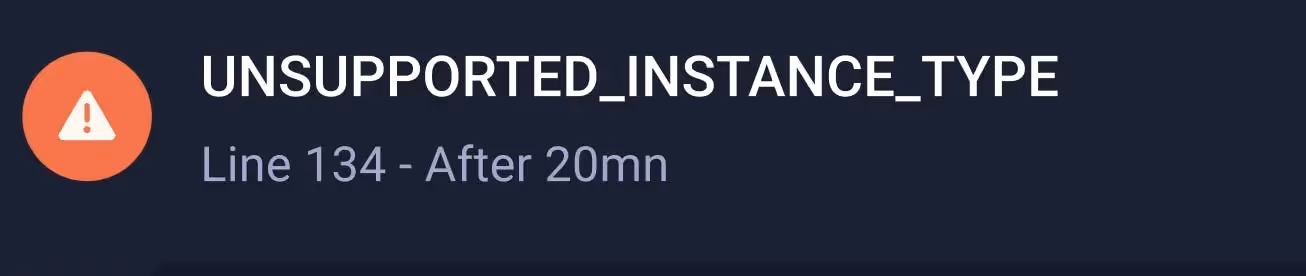 Place where the time message was added 