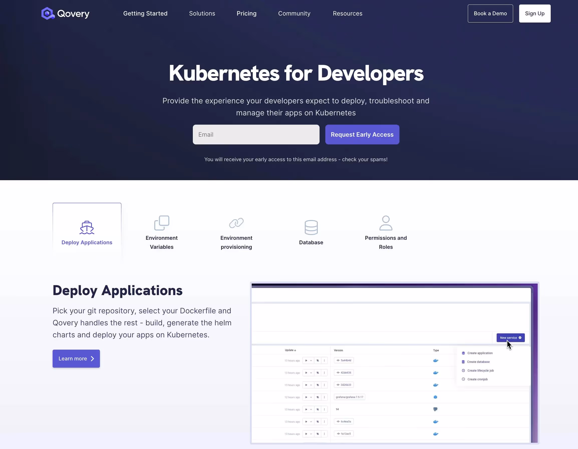 Qovery platform: Kubernetes for Developers