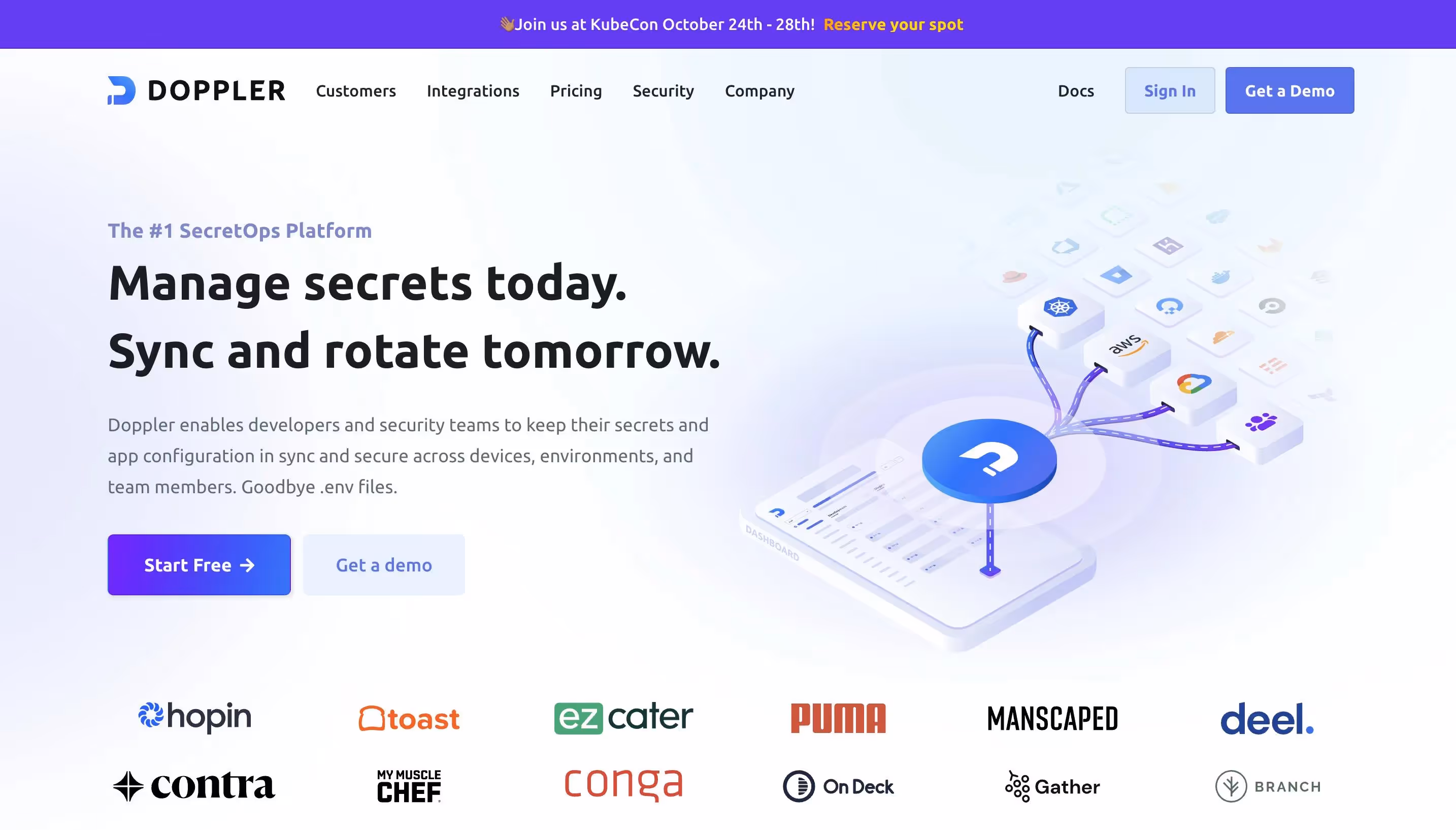 Doppler Landing Page