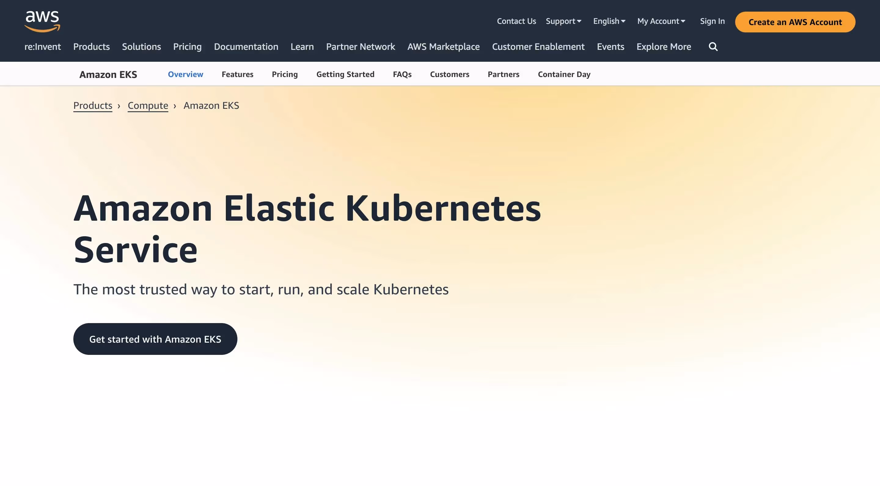 Amazon Elastic Kubernetes Service (EKS)