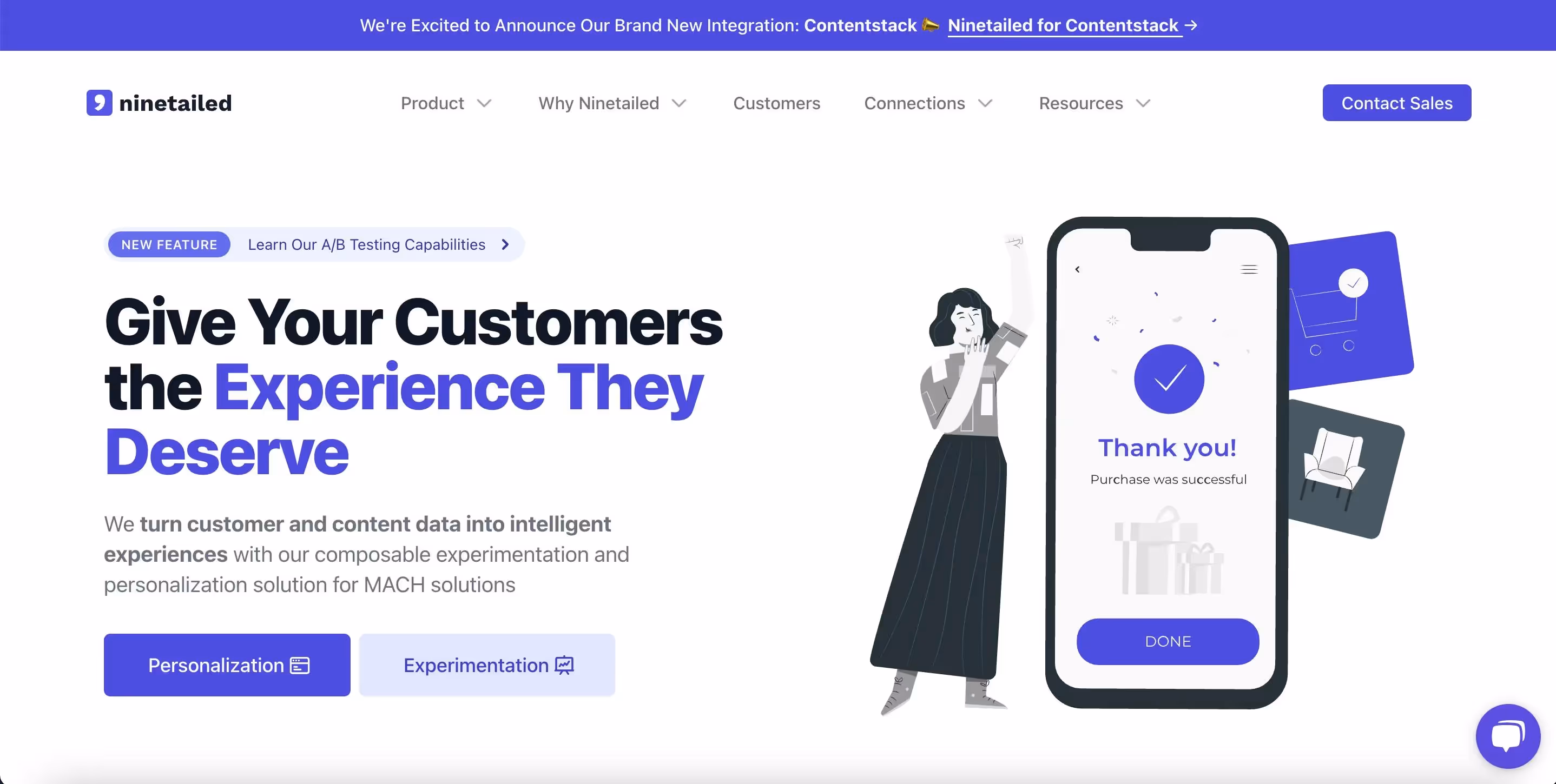 Ninetailed Landing Page