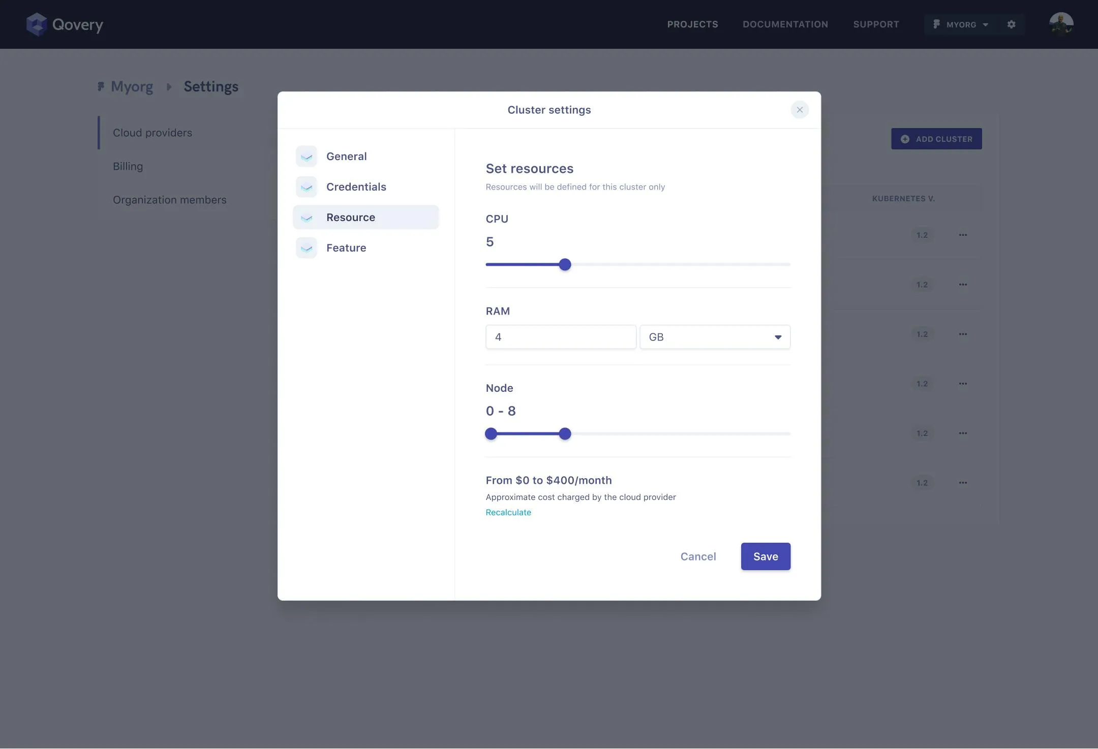 Auto-scale your cluster and control your cloud cost easily
