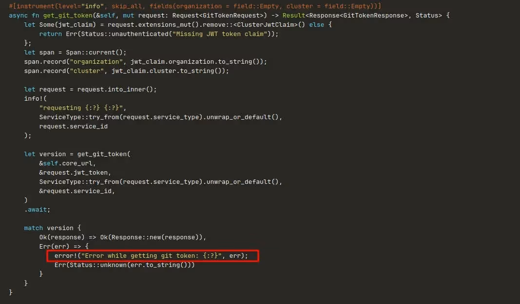 The cause of our OOM