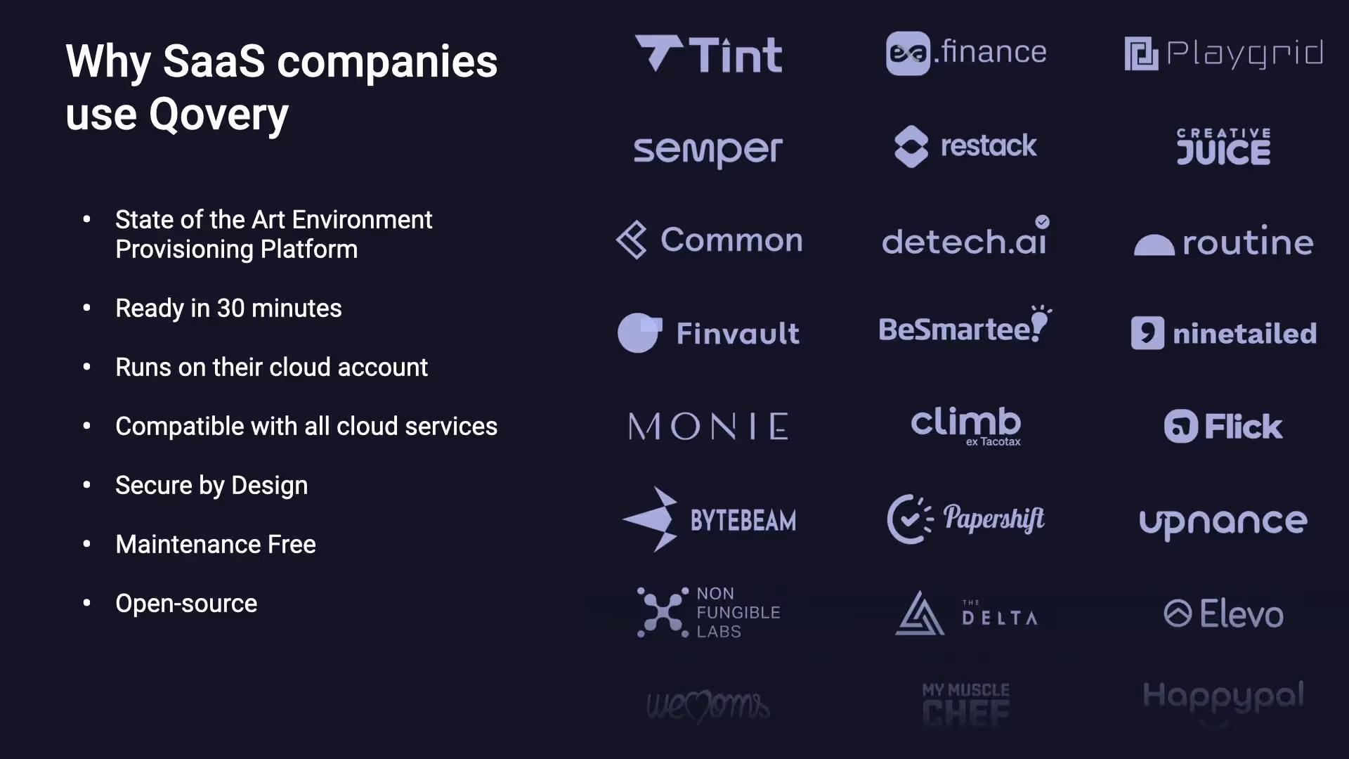 Why SaaS companies use Qovery to deploy and manage their infrastructure