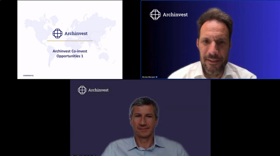 Présentation Archinvest Co-Invest Opportunities 1