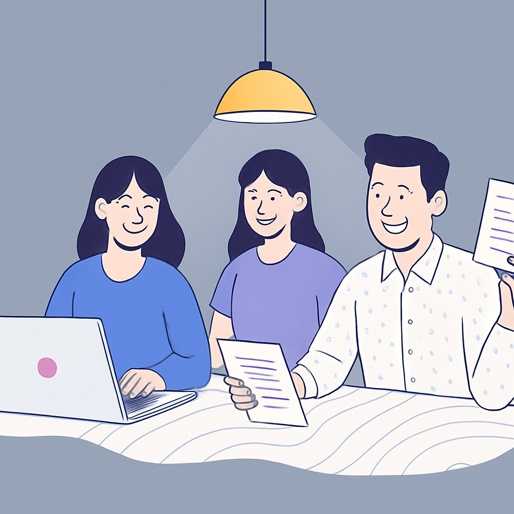 arbeitende Mitarbeiter