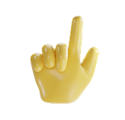 Hand pointing up