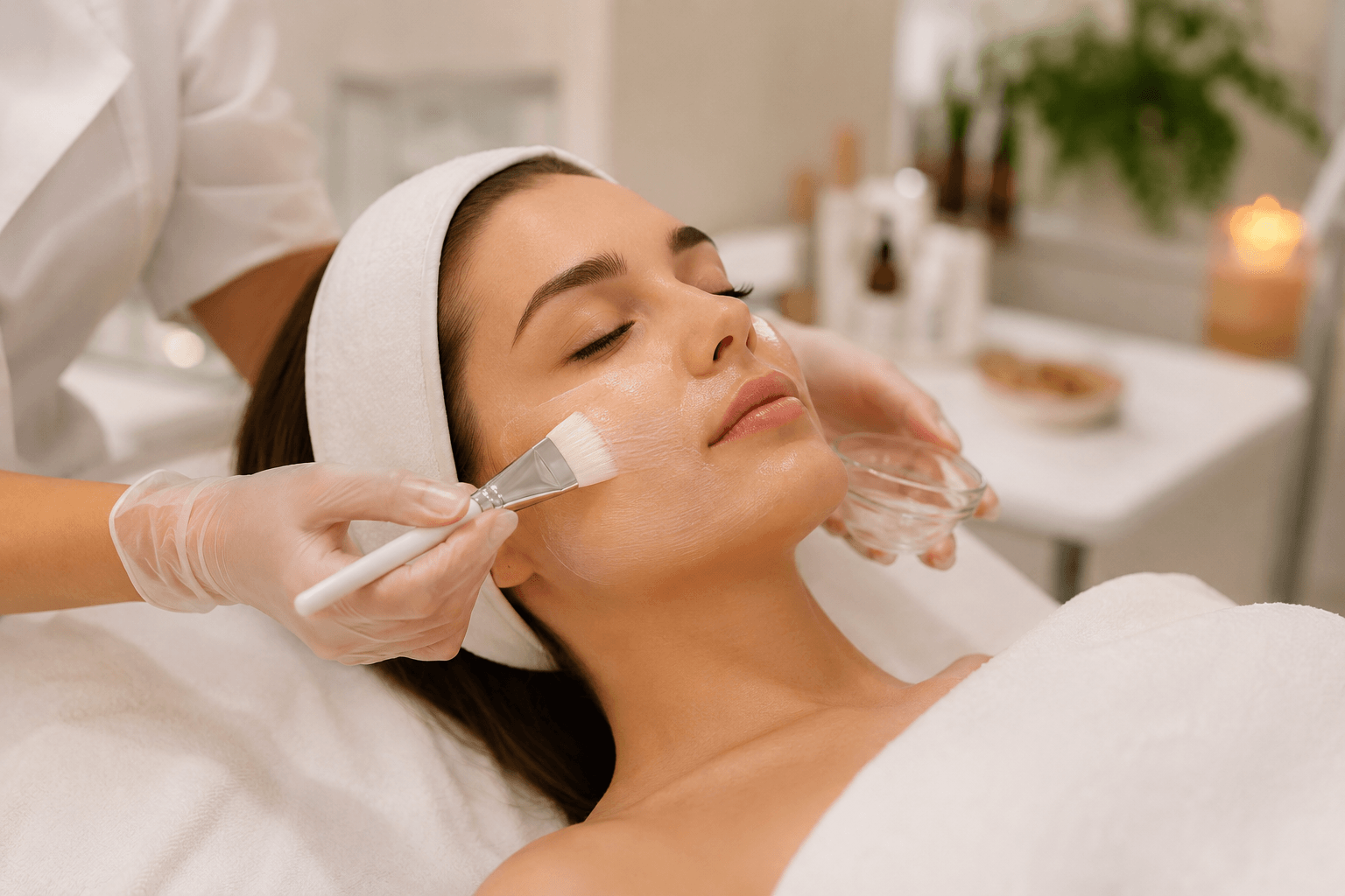 Customized facial treatment for dull skin at Renew Esthetics & Med Spa in Redmond, Oregon, helping improve skin health, hydration, and natural radiance.