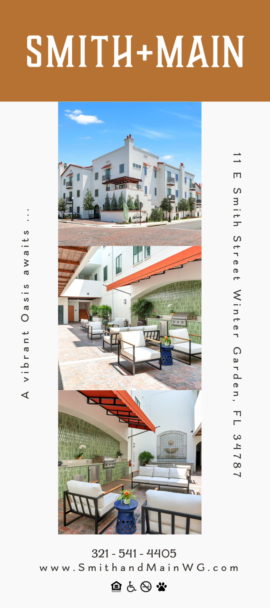 boutique apartment flyer