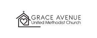 Stylized cross and flame icon followed by the words ‘Grace Avenue’ in a clean, sans-serif font.