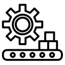 Direct manufacturing icon