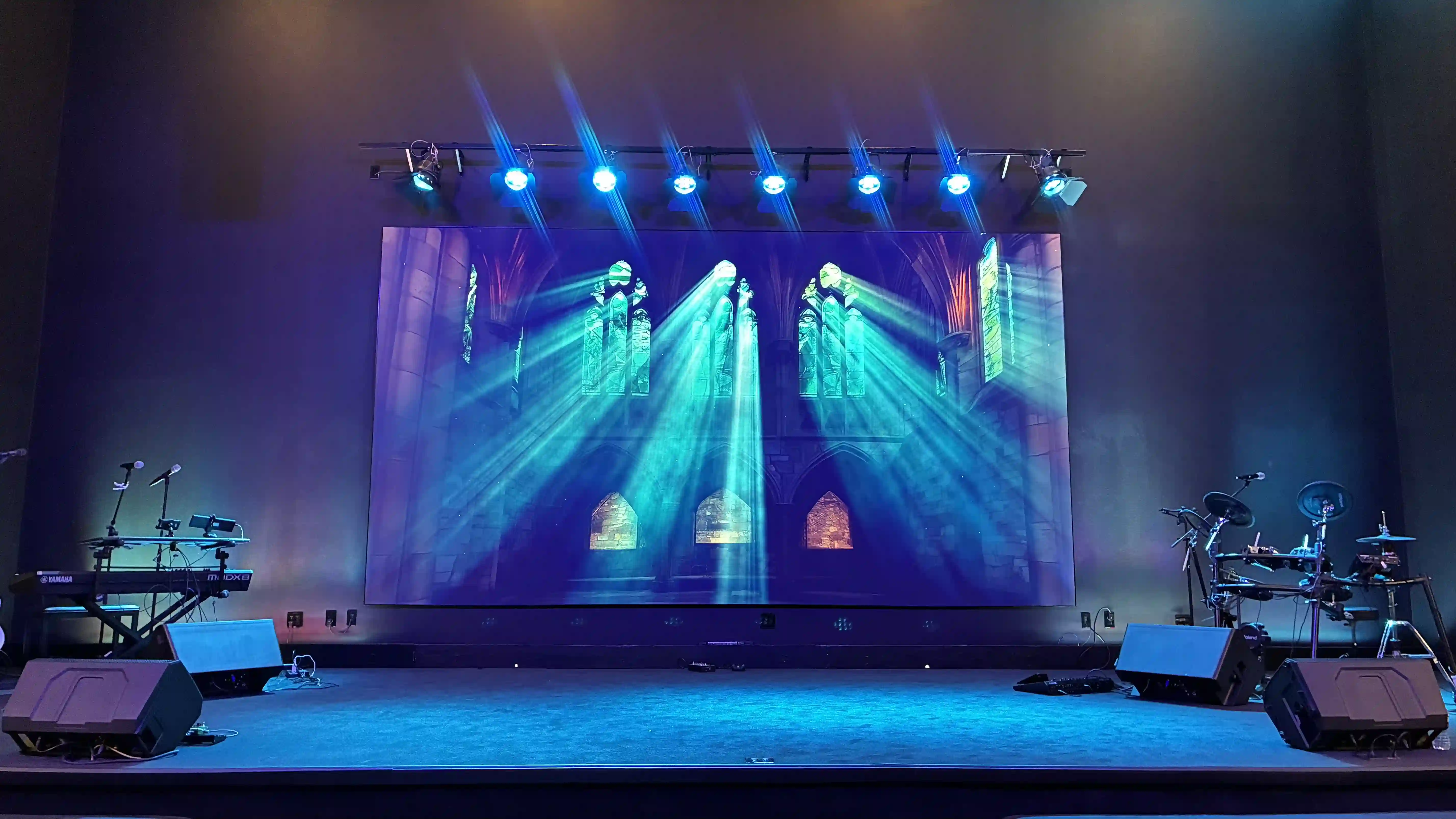Large 18x10ft LED screen for Keystone Church in Mesquite Texas