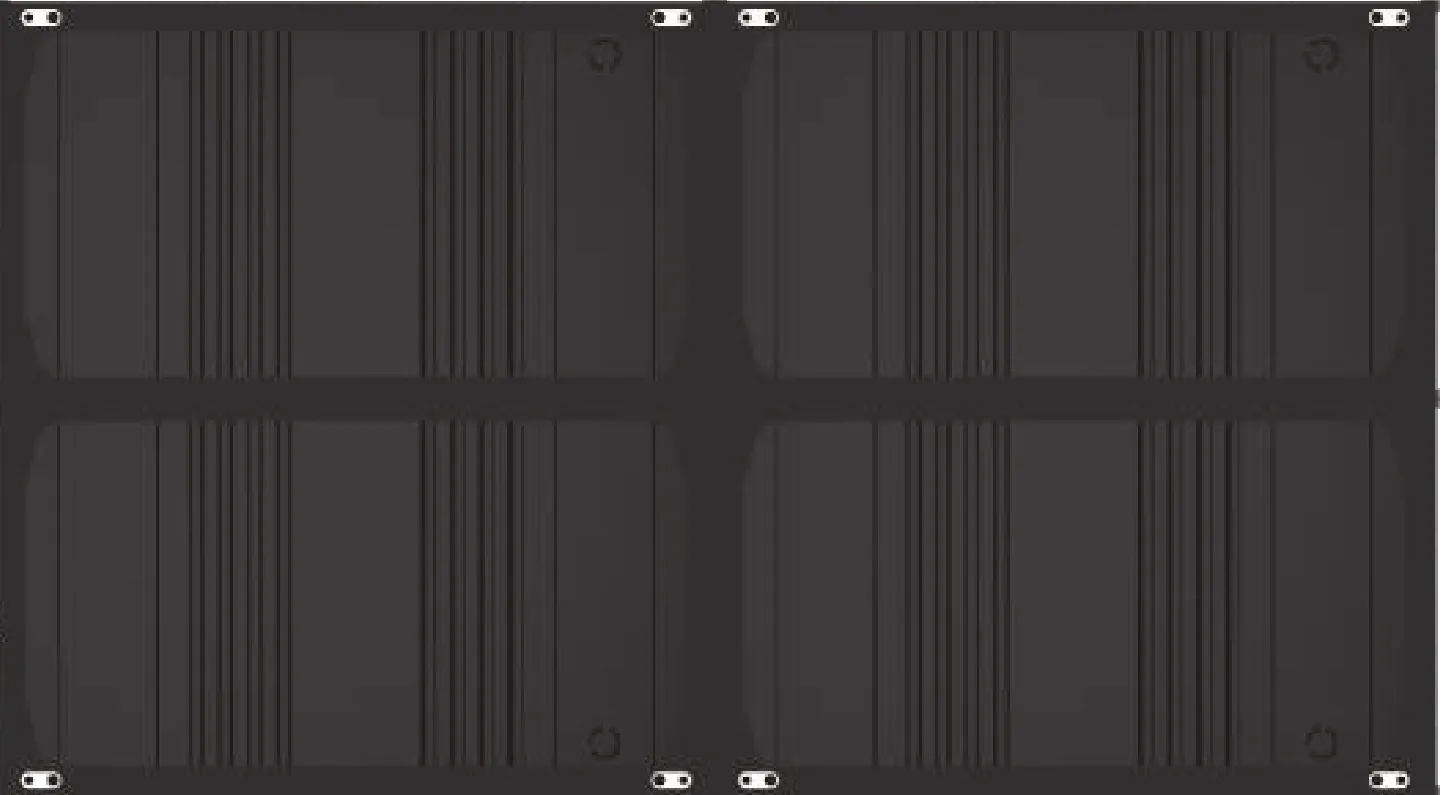 Rear of a 1200 × 675mm 1609E Mega Series cabinet