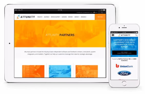Attunity-IDM-2 Website Development