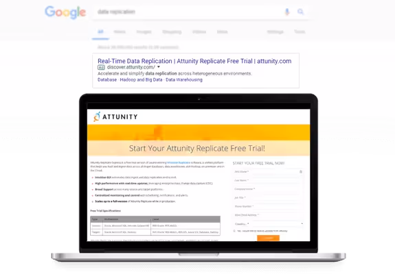 Attunity-IDM-4 Paid Search