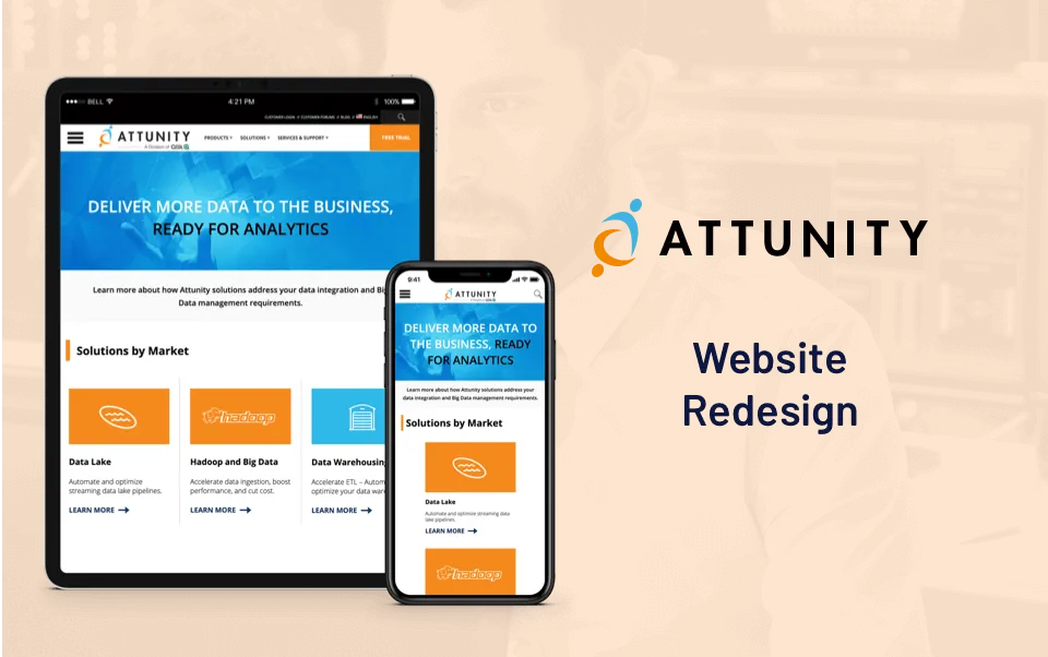 Attunity Integrated Website Development