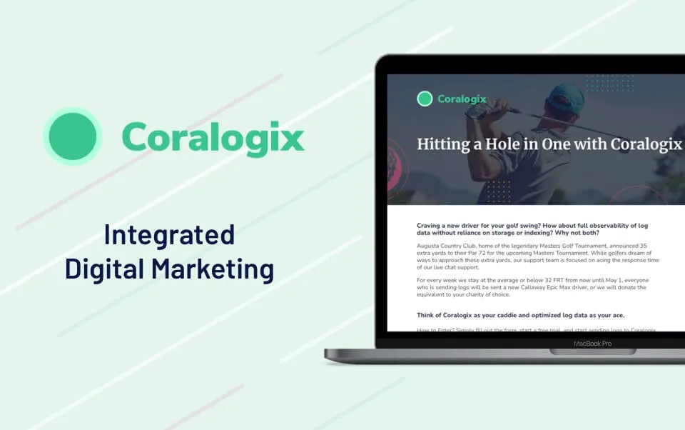 Coralogix Integrated Digital Marketing