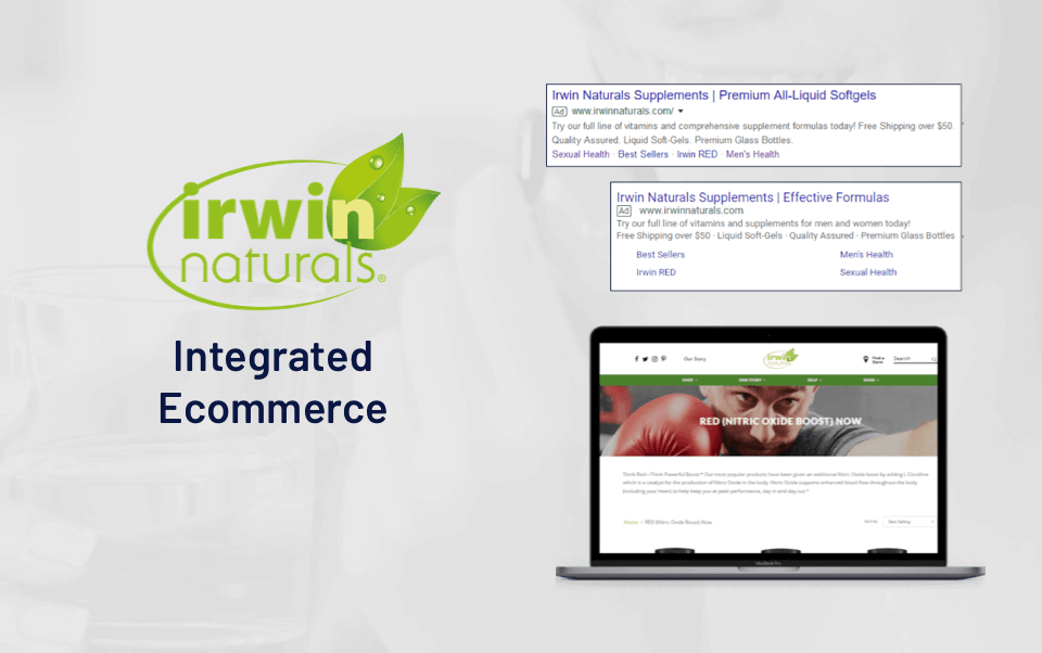 Irwin Naturals Integrated Ecommerce