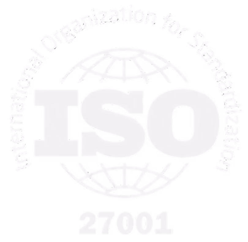 ISO 27001 certification badge