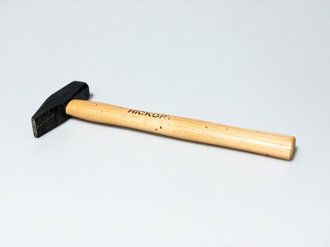 Hammer on wood
