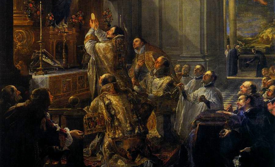"The Elevation of the Host" by Jean-Baptiste de Champaigne