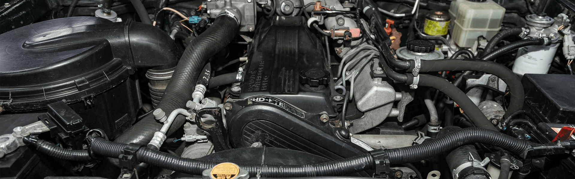 Top view of engine 