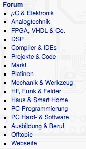 Mikrocontroller Forums