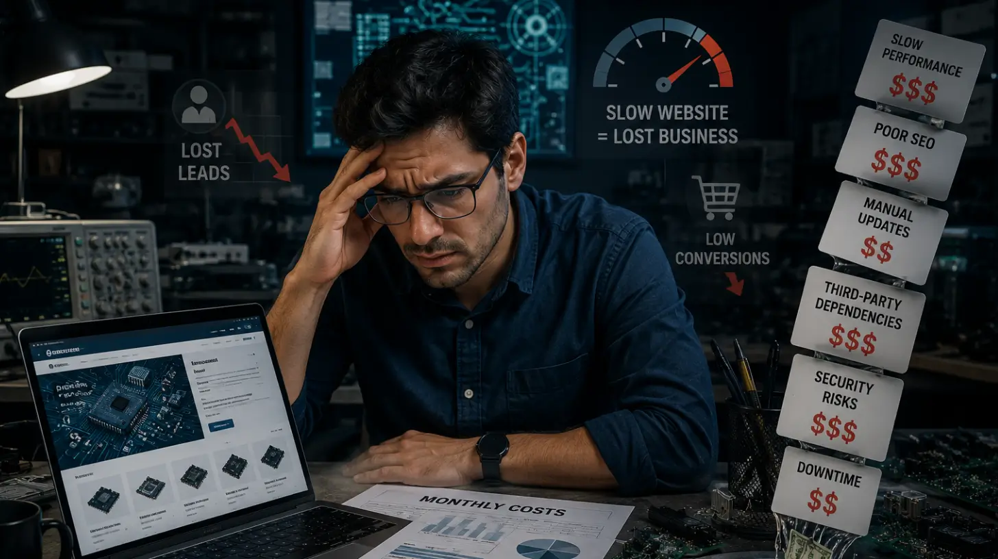 What Your Electronics Website Actually Costs You Every Month  (It Is Not What You Think)